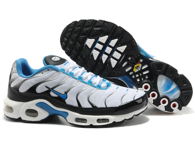 New Men'S Nike Air Max Tn Black/Gray/Dodgerblue
